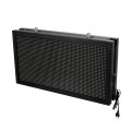 GLOBOSTAR® DISPLAY  Κυλιόμενη Ψηφιακή Επιγραφή Διπλής Όψης 64x32cm P10 64x32 Pixel LED 200W AC 220-240V Αδιάβροχο IP65 Κόκκινο - WiFi Control μέσω FK APP - Αισθητήρας Θερμοκρασίας & Υγρασίας - Μ70 x Π11 x Υ38.5cm