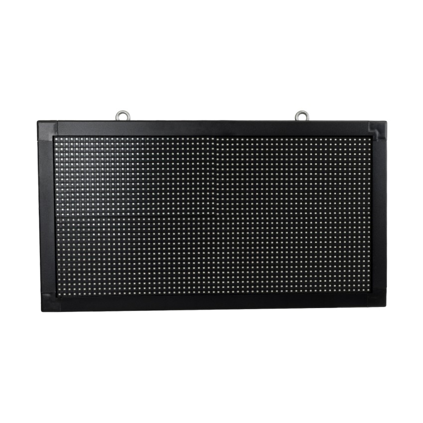 GLOBOSTAR® DISPLAY  Κυλιόμενη Ψηφιακή Επιγραφή Διπλής Όψης 64x32cm P10 64x32 Pixel LED 200W AC 220-240V Αδιάβροχο IP65 Κόκκινο - WiFi Control μέσω FK APP - Αισθητήρας Θερμοκρασίας & Υγρασίας - Μ70 x Π11 x Υ38.5cm