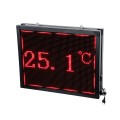 Scrolling Display 64x48cm - Κυλιόμενη Ψηφιακή Πινακίδα / Επιγραφή Διπλής Όψης P10 LED SMD AC 220-240V - Λειτουργία μέσω Wi-Fi με Εφαρμογή APP - Αισθήτηρας Θερμοκρασίας και Υγρασίας - Αδιάβροχο IP65 - Μ70 x Π11 x Υ54.5cm - Κόκκινο