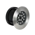 UNDERGROUND-SINA  Χωνευτό Φωτιστικό Σποτ Δαπέδου LED 18W 1620lm 15° DC 24V Αδιάβροχο IP68 Φ20 x Υ11cm Θερμό Λευκό 2700K - Ανοξείδωτο Ατσάλι
