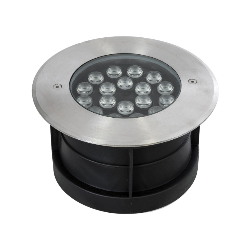UNDERGROUND-SINA  Χωνευτό Φωτιστικό Σποτ Δαπέδου LED 18W 1710lm 15° DC 24V Αδιάβροχο IP68 Φ20 x Υ11cm Φυσικό Λευκό 4500K - Ανοξείδωτο Ατσάλι