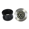 UNDERGROUND-SINA  Χωνευτό Φωτιστικό Σποτ Δαπέδου LED 18W 1710lm 15° DC 24V Αδιάβροχο IP68 Φ20 x Υ11cm Φυσικό Λευκό 4500K - Ανοξείδωτο Ατσάλι