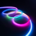GLOBOSTAR® NEONIO-D  Ψηφιακή Pixel Addressable Ταινία Neon Flex LED 14.4W/m 864lm/m 360° DC 12V Αδιάβροχο IP65 60 x SMD5050 Chip/m 20 x Pixel/m Πολύχρωμο RGB Dimmable SPI/TTL Protocol IC SM16703P/WS2811/WS2812 - Sanan SMD Chip - Μ1000 x Π2 x Υ2cm - Ρολό 1