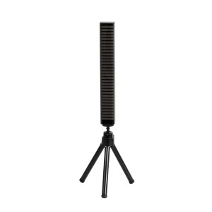 DIGICOLUMN  Μοντέρνο Επιτραπέζιο Φωτιστικό Γραφείου WiFi Digital Pixel Rhythm Music Bar LED 8W 640lm 90° DC 5V με USB 2.0 & WiFi Mobile APP IP20 - Εναλλαγή Φωτισμού μέσω WiFi Εφαρμογής - Πολύχρωμο RGB - Dimmable - Μαύρο - Μ2.3 x Π2.5 x Υ19cm