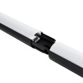 GLOBOSTAR® DIGICOLUMN  Μοντέρνο Επιδαπέδιο Γραμμικό Ψηφιακό Φωτιστικό Digital Pixel Symphony Bar με RF Ασύρματο Χειριστήριο LED 16W 1280lm 180° DC 5V με USB 2.0 IP20 Πολύχρωμο RGB Dimmable - Μαύρο - Φ3 x Υ165cm