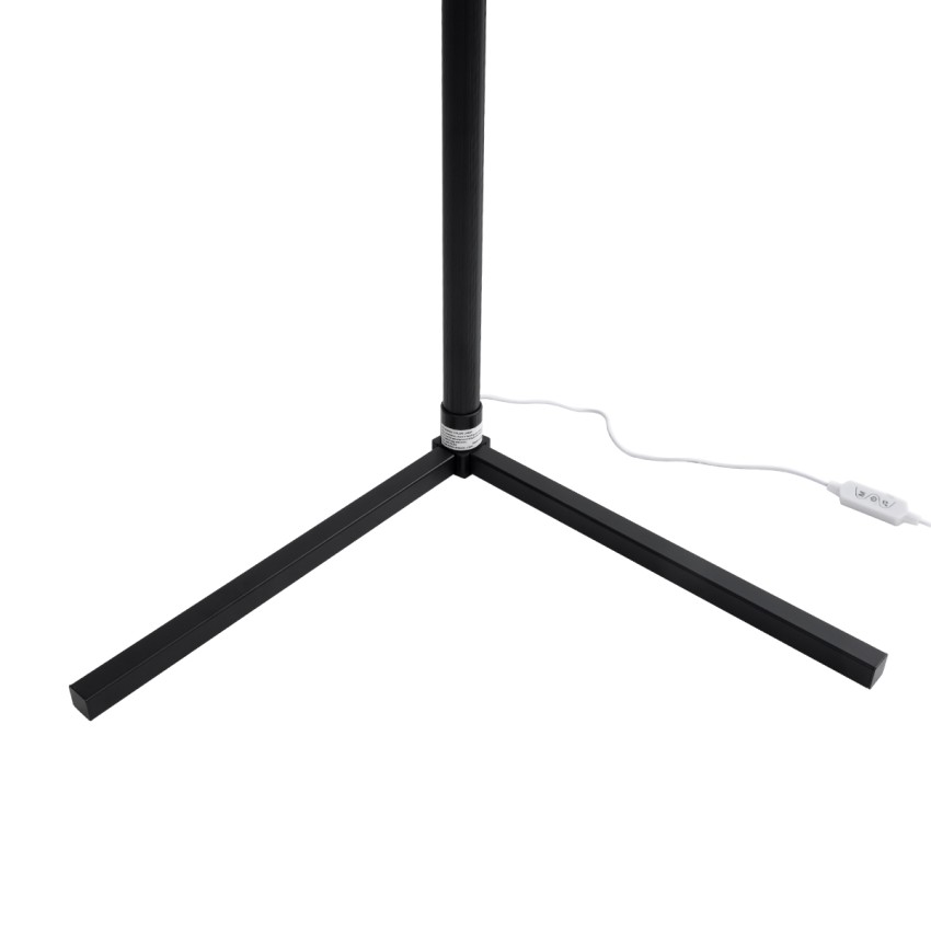 GLOBOSTAR® DIGICOLUMN  Μοντέρνο Επιδαπέδιο Γραμμικό Ψηφιακό Φωτιστικό Digital Pixel Symphony Bar με RF Ασύρματο Χειριστήριο LED 16W 1280lm 180° DC 5V με USB 2.0 IP20 Πολύχρωμο RGB Dimmable - Μαύρο - Φ3 x Υ165cm