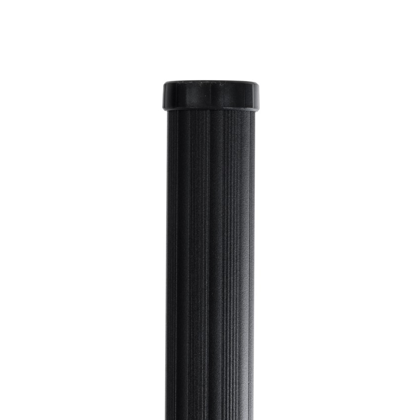 GLOBOSTAR® DIGICOLUMN  Μοντέρνο Επιδαπέδιο Γραμμικό Ψηφιακό Φωτιστικό Digital Pixel Symphony Bar με RF Ασύρματο Χειριστήριο LED 16W 1280lm 180° DC 5V με USB 2.0 IP20 Πολύχρωμο RGB Dimmable - Μαύρο - Φ3 x Υ165cm