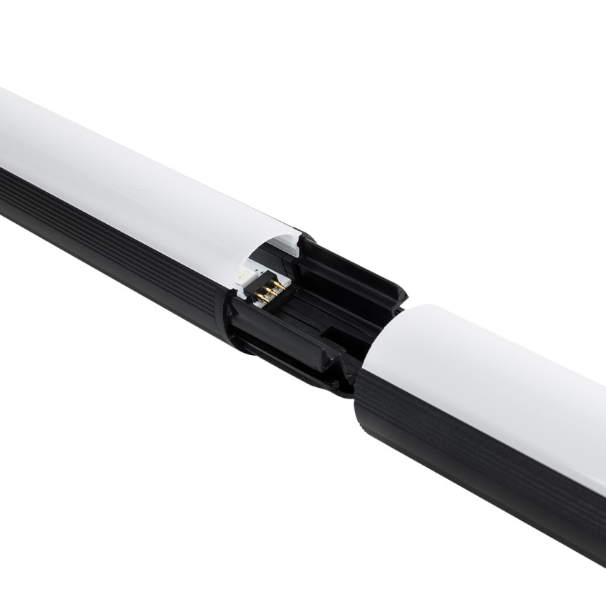 GLOBOSTAR® DIGICOLUMN  Μοντέρνο Επιδαπέδιο Γραμμικό Ψηφιακό Φωτιστικό Digital Pixel Symphony Bar με RF Ασύρματο Χειριστήριο LED 16W 1280lm 180° DC 5V με USB 2.0 IP20 Πολύχρωμο RGB Dimmable - Μαύρο - Φ3 x Υ165cm