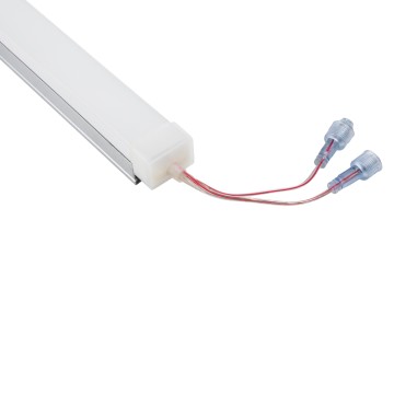 GLOBOSTAR® NEONIO-B  Βάση Στήριξης για Neon Flex LED Αδιάβροχο IP65 - Ασημί Ματ - Μ300 x Π2.9 x Υ1.9cm