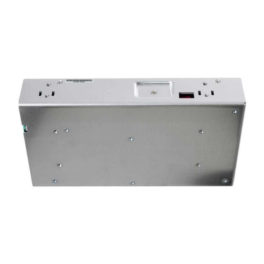 GLOBOSTAR® MEANWELL-LRS600-24  Τροφοδοτικό/Μετασχηματιστής Class I PELV 600W 25A AC 220-240V σε DC 24V IP20 - Ρυθμιζόμενo από DC 22.8V έως DC 26.4V - Ασημί - Μ22.5 x Π12.4 x Υ4.1cm