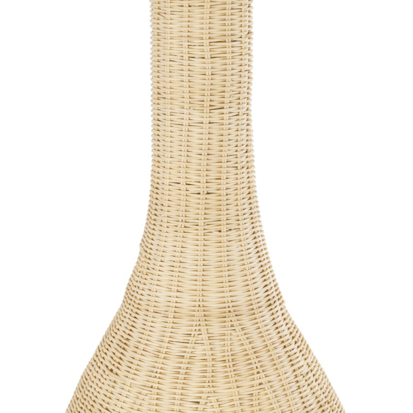 PARADIS  Boho Επιδαπέδιο Φωτιστικό Μονόφωτο 1 x E27 IP20 Μπεζ Ξύλο - Μ50 x Π50 x Υ180cm
