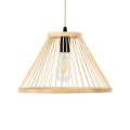 GLOBOSTAR® TYGEE  Boho Κρεμαστό Φωτιστικό Οροφής με Ντουί 1 x E27 AC 220-240V IP20 - Μπεζ - Μ35 x Π35 x Υ22cm