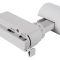 LUGANO  Μονοφασικό Φωτιστικό Σποτ Ράγας LED 10W 1200lm 36° Acrylic HQ LENS AC 220-240V IP20 Φ4.5 x Υ19cm Θερμό Λευκό 2700K - EUROTRACK® System 1L+1N - Λευκό - Bridgelux Chip - TÜV Certified Driver