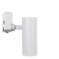 GLOBOSTAR® LUGANO  Μονοφασικό Σποτ Ράγας LED 20W 2500lm 36° AC 220-240V IP20 Φυσικό Λευκό 4500K - Bridgelux COB Chip & TÜV SÜD Driver - Eurotrack 1PH  - Λευκό Ματ - Μ6.5 x Π6.5 x Υ22cm
