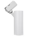 GLOBOSTAR® LUGANO  Μονοφασικό Σποτ Ράγας LED 20W 2500lm 36° AC 220-240V IP20 Φυσικό Λευκό 4500K - Bridgelux COB Chip & TÜV SÜD Driver - Eurotrack 1PH  - Λευκό Ματ - Μ6.5 x Π6.5 x Υ22cm