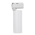 GLOBOSTAR® LUGANO  Μονοφασικό Σποτ Ράγας LED 20W 2500lm 36° AC 220-240V IP20 Φυσικό Λευκό 4500K - Bridgelux COB Chip & TÜV SÜD Driver - Eurotrack 1PH  - Λευκό Ματ - Μ6.5 x Π6.5 x Υ22cm