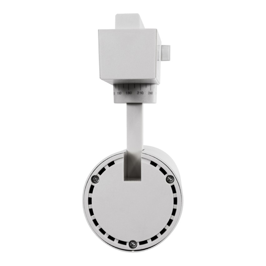 GLOBOSTAR® LUGANO  Μονοφασικό Σποτ Ράγας LED 20W 2500lm 36° AC 220-240V IP20 Φυσικό Λευκό 4500K - Bridgelux COB Chip & TÜV SÜD Driver - Eurotrack 1PH  - Λευκό Ματ - Μ6.5 x Π6.5 x Υ22cm