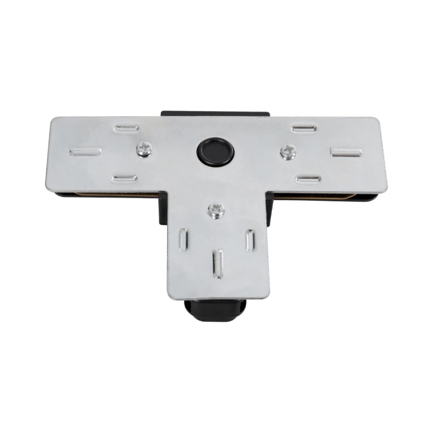 2L-EUROTRACK  Αντάπτορας Τ(Ταφ) - Μονοφασικός 2 Καλωδίων για όλες τις Ράγες EUROTRACK AC 220-240V IP20 Μ10.7 x Π7 x Υ1.5cm - EUROTRACK® System 1L+1N - Θερμοπλαστικό - Μαύρο