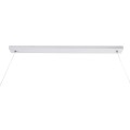 CIRCOLARE  Κρεμαστό Φωτιστικό Οροφής Design LED CCT 75W 8400lm 360° AC 220-240V - Εναλλαγή Φωτισμού μέσω Τηλεχειριστηρίου All In One Ψυχρό 6000k+Φυσικό 4500k+Θερμό 2700k Dimmable Μ120 x Π25 x Υ25cm - Λευκό