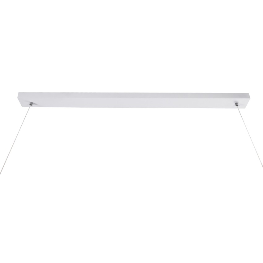 CIRCOLARE  Κρεμαστό Φωτιστικό Οροφής Design LED CCT 75W 8400lm 360° AC 220-240V - Εναλλαγή Φωτισμού μέσω Τηλεχειριστηρίου All In One Ψυχρό 6000k+Φυσικό 4500k+Θερμό 2700k Dimmable Μ120 x Π25 x Υ25cm - Λευκό