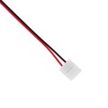 GLOBOSTAR® STRIPCON  Ταχυσύνδεσμος για Μονόχρωμη Ταινία LED 10mm σε 2 Καλώδια IP20 - Λευκό - Μ16 x Π1.5 x Υ0.3cm
