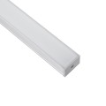 SURFACE-PROFILE  Προφίλ Αλουμινίου - Βάση & Ψύκτρα Ταινίας LED με Λευκό Γαλακτερό Κάλυμμα - Επιφανειακή Χρήση - Πατητό Κάλυμμα - Ασημί - 1 Μέτρο - Μ100 x Π3 x Υ2cm