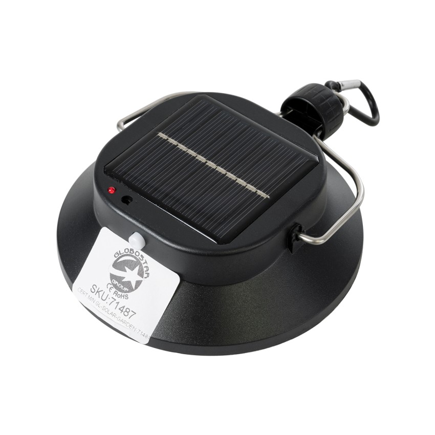 Αυτόνομο Ηλιακό Φωτιστικό Λάμπα - Φανάρι Camping LED SMD 15W 1500lm με USB PowerBank & Ενσωματωμένη Μπαταρία 1700mAh - Φωτοβολταϊκό Πάνελ με Διακόπτη ON/OFF IP20 Ψυχρό Λευκό 6000K