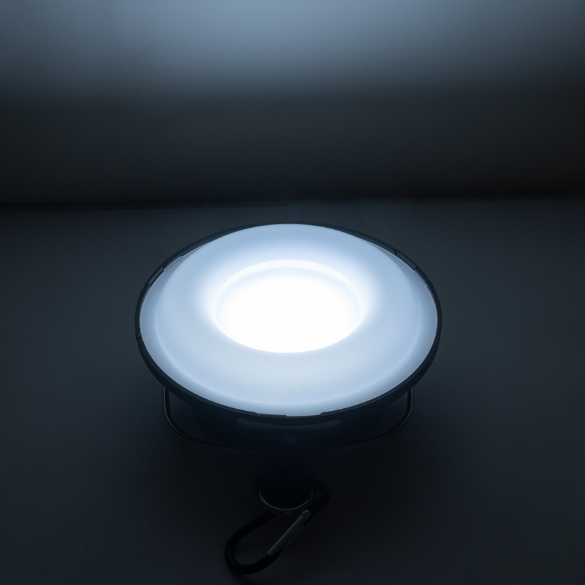 Αυτόνομο Ηλιακό Φωτιστικό Λάμπα - Φανάρι Camping LED SMD 15W 1500lm με USB PowerBank & Ενσωματωμένη Μπαταρία 1700mAh - Φωτοβολταϊκό Πάνελ με Διακόπτη ON/OFF IP20 Ψυχρό Λευκό 6000K