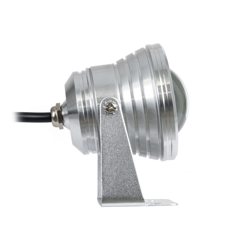GLOBOSTAR® TREECOBINI  Φωτιστικό Σποτ για Φυτά - Δέντρα LED 10W 900lm 35° DC 12V Αδιάβροχο IP65 Θερμό Λευκό 2700K Dimmable - Bridgelux COB Chip - Νίκελ Βούρτσας - Μ7 x 10.5 x Υ8.5cm