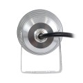 GLOBOSTAR® TREECOBINI  Φωτιστικό Σποτ για Φυτά - Δέντρα LED 10W 900lm 35° DC 12V Αδιάβροχο IP65 Θερμό Λευκό 2700K Dimmable - Bridgelux COB Chip - Νίκελ Βούρτσας - Μ7 x 10.5 x Υ8.5cm