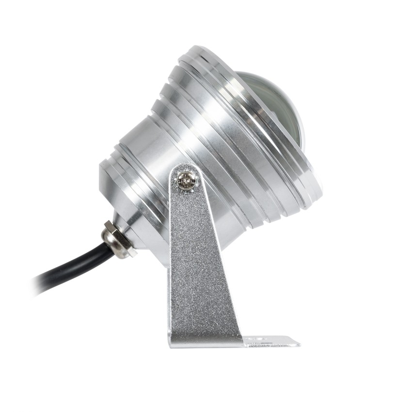 GLOBOSTAR® TREELIGHT-COBINI  Σποτ Φωτισμού για Φυτά - Δέντρα με IR Ασύρματο Χειριστήριο LED 10W 500lm 35° DC 12V Αδιάβροχο IP65 Πολύχρωμο RGB Dimmable - Χρώμιο - Μ7 x Π10.5 x Υ8.5cm