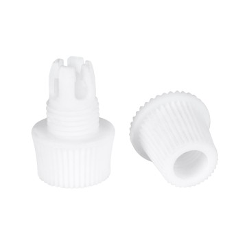 DIY  Επιτοίχιος Στυπιοθλίπτης - Στήριγμα Καλωδίου Φωτιστικού - Φ1.6 x Υ2.3cm - Λευκό - Πλαστικό