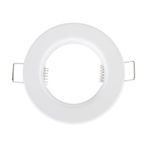 DELTA  Χωνευτό Στρόγγυλο Σποτ Οροφής για Λάμπα MR16 με Βάση GU5.3 ή GU10 - IP20 - Μεταλλικό - Φ83 x Υ31mm - Λευκό