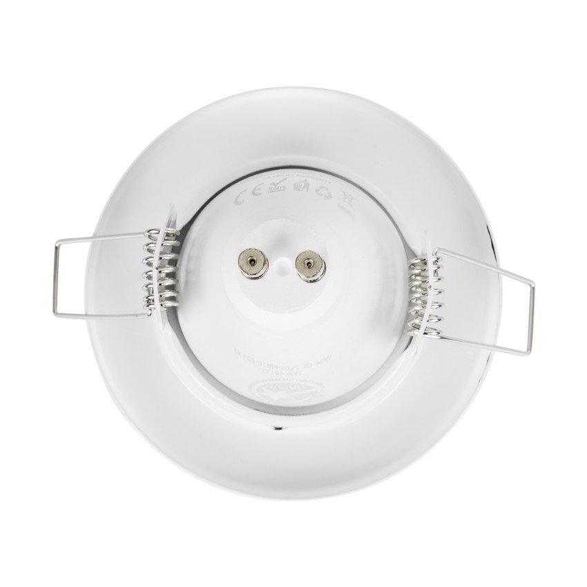 DELTA Χωνευτό Στρόγγυλο Σποτ Οροφής για Λάμπα MR16 με Βάση GU5.3 ή GU10 - IP20 - Μεταλλικό - Φ83 x Υ31mm - Λευκό DELTA Χωνευτό Στρόγγυλο Σποτ Οροφής για Λάμπα MR16 με Βάση GU5.3 ή GU10 - IP20 - Μεταλλικό - Φ83 x Υ31mm - Λευκό