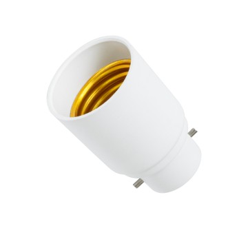 Πλαστικός Αντάπτορας Μετατροπέας από 1xB22 Ντουί σε 1xE27 Ντουί Λευκό Φ3.3 x Υ5cm Πλαστικός Αντάπτορας Μετατροπέας από 1xB22 Ντουί σε 1xE27 Ντουί Λευκό Φ3.3 x Υ5cm