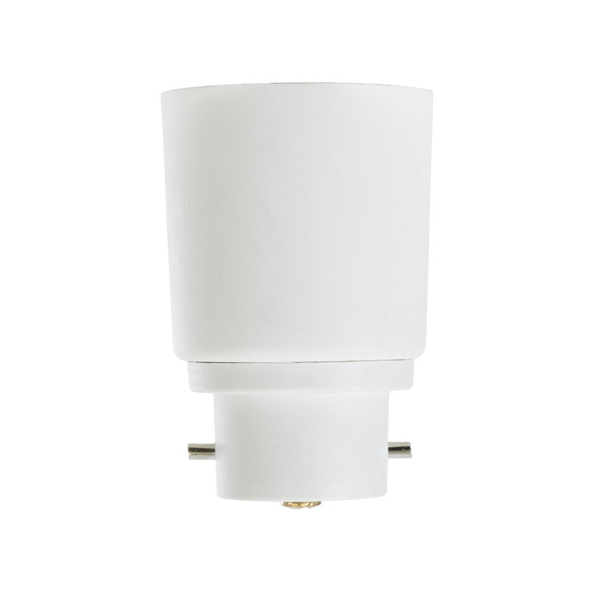 Πλαστικός Αντάπτορας Μετατροπέας από 1xB22 Ντουί σε 1xE27 Ντουί Λευκό Φ3.3 x Υ5cm Πλαστικός Αντάπτορας Μετατροπέας από 1xB22 Ντουί σε 1xE27 Ντουί Λευκό Φ3.3 x Υ5cm