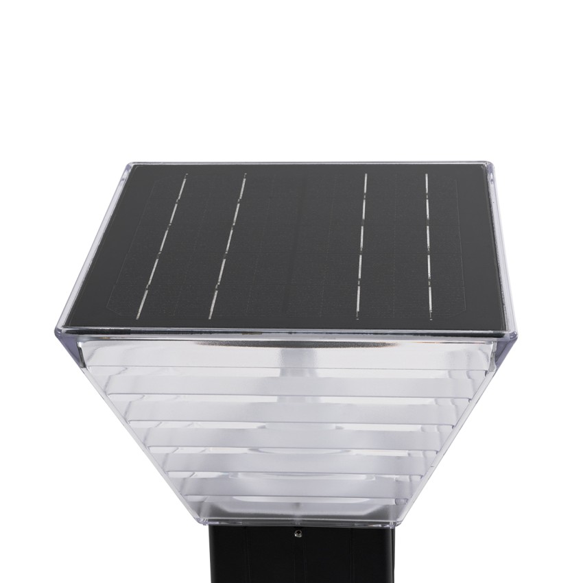 GLOBOSTAR® GRACIOUS  Μοντέρνο Φωτιστικό Τοίχου - Απλίκα LED 10W 500lm 120° με Ενσωματωμένο Φωτοβολταϊκό Panel 6V 2W & Επαναφορτιζόμενη Μπαταρία Li-ion 3.2V 1800mAh με Αισθητήρα Ημέρας-Νύχτας Αδιάβροχο IP65 Ρυθμιζόμενο Λευκό CCT με Διακόπτη στο Σώμα 27