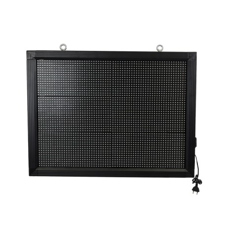 Scrolling Display 64x48cm - Κυλιόμενη Ψηφιακή Πινακίδα / Επιγραφή Μονής Όψης P10 LED SMD AC 220-240V - Λειτουργία μέσω Wi-Fi με Εφαρμογή APP - Αισθήτηρας Θερμοκρασίας και Υγρασίας - Αδιάβροχο IP65 - Μ72 x Π9 x Υ56cm - Πορτοκαλί
