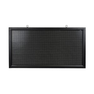 GLOBOSTAR® DISPLAY  Κυλιόμενη Ψηφιακή Επιγραφή 96x48cm P10 Μονής Όψης LED AC 220-240V Αδιάβροχο IP65 Πορτοκαλί - WiFi Control μέσω FK APP - Αισθητήρας Θερμοκρασίας & Υγρασίας - Μ104 x Π9 x Υ56cm
