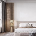 GLOBOSTAR® HASUMI  Boho Επιτραπέζιο Φωτιστικό Πορτατίφ με Ντουί 1 x E27 AC 220-240V IP20 - Μπεζ - Μ23 x Π23 x Υ40cm