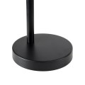 GLOBOSTAR® MINDELO  Μοντέρνο Επιτραπέζιο Φωτιστικό Πορτατίφ με Ντουί 1 x E27 AC 220-240V IP20 - Μαύρο & Μπεζ - Μ25 x Π15 x Υ60cm
