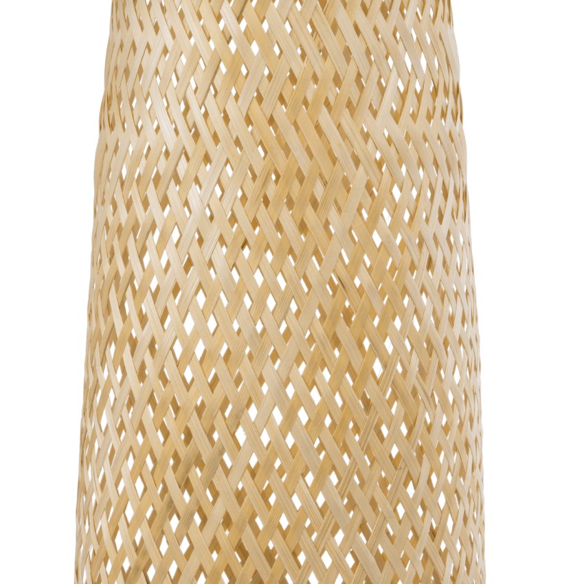 MAMIZU  Boho Επιδαπέδιο Φωτιστικό Μονόφωτο 1 x E27 IP20 Μπεζ Ξύλο - Μ28 x Π28 x Υ93cm