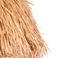 GUADELOUPE  Boho Κρεμαστό Φωτιστικό Πλέγμα Μονόφωτο 1 x E27 IP20 Καφέ Ράφια - Μ80 x Π80 x Υ60cm
