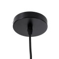 GLOBOSTAR® MEXICO  Boho Κρεμαστό Φωτιστικό Οροφής με Ντουί 1 x E27 AC 220-240V IP20 - Μαύρο - Μ85 x Π50 x Υ30cm