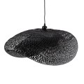 GLOBOSTAR® MEXICO  Boho Κρεμαστό Φωτιστικό Οροφής με Ντουί 1 x E27 AC 220-240V IP20 - Μαύρο - Μ85 x Π50 x Υ30cm