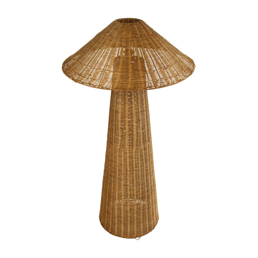 GLOBOSTAR® PERU  Boho Επιδαπέδιο Φωτιστικό με Ντουί 1 x E27 AC 220-240V IP20 - Μπεζ - Μ73 x Π73 x Υ135cm
