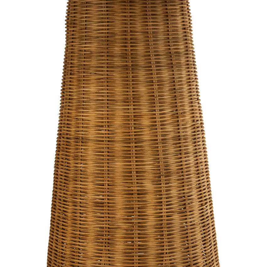 GLOBOSTAR® PERU  Boho Επιδαπέδιο Φωτιστικό με Ντουί 1 x E27 AC 220-240V IP20 - Μπεζ - Μ73 x Π73 x Υ135cm