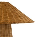 GLOBOSTAR® PERU  Boho Επιδαπέδιο Φωτιστικό με Ντουί 1 x E27 AC 220-240V IP20 - Μπεζ - Μ73 x Π73 x Υ135cm