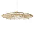 GLOBOSTAR® PALERMO  Boho Κρεμαστό Φωτιστικό Οροφής με Ντουί 1 x E27 AC 220-240V IP20 - Μπεζ - Μ160 x Π160 x Υ45cm
