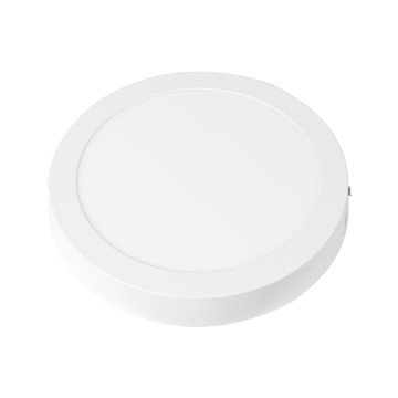 Εξωτερικό LED Panel Φ22cm 20W 2120lm 120° AC 220-240V IP20 Φ22.2 x Υ3cm Φυσικό Λευκό 4500K